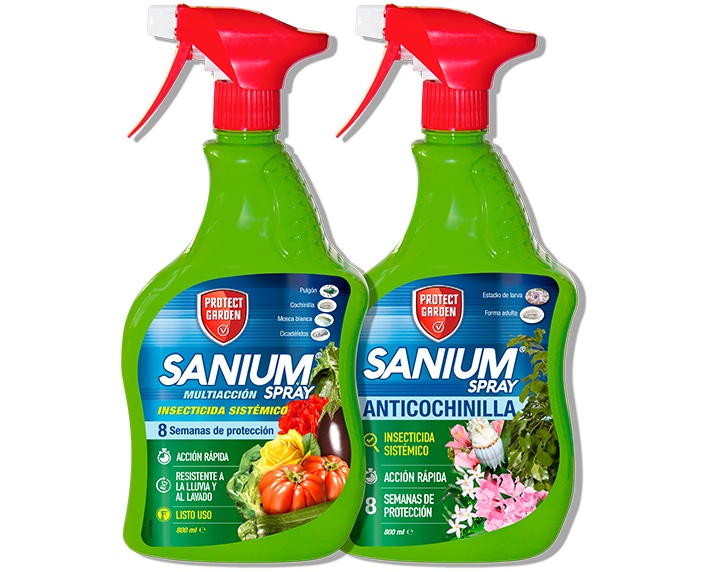 Insecticidas sistémicos en spray multiacción y anticochinillas